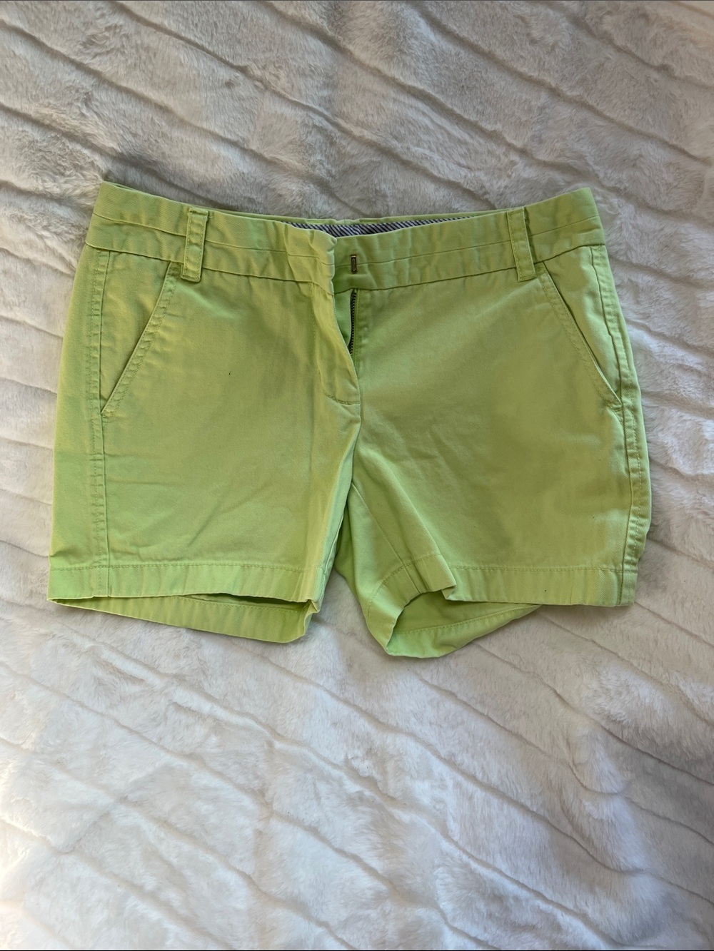 J. Crew Lime Green Cotton Chino Shorts